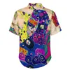 Mannen Casual Shirts Gustav Klimt Abstract Art Strand Shirt Hawaii Streetwear Blouses Mannen Custom 3XL 4XL