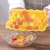 Ice Cream Tools Ice Cube Tray OneClick Fall Off Easy-Release 37 Grids Silicone Ice Mold With Silicone Cover