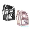 Designer Ryggsäck Vattentät Transparent Clear Daypack För Concert Street