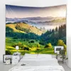 Tapisseries Belles montagnes boisées Imprimé Grande Tapisserie Murale Pas Cher Tenture Murale Tapisseries Mur Art Décor R230710