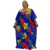 Abbigliamento etnico Autunno Abiti africani per donna Dashiki Stampa Pizzo Taglie forti Abito lungo Abiti maxi301S