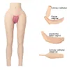 Mama formulário de mama poeta silicone falsa vagina calcinha modelos de liff-liff sem óleo com traje de tubo anal para crossdresser transgênero drag queen 230711