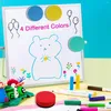 Pack Mini Dry Erase Gummen Magnetische Whiteboard Krijtbordreinigers Ruitenwisser (4 kleuren 2 X Inch)