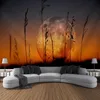 Tapeçarias Floresta Estrelada Vista Noturna Lua Paisagem Parede Tapeçaria Arte Decorativa Cobertor Cortina Pendurada Casa Quarto Decoração Sala R230710