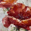 Handmade 3D Flower Oil Painting Opere d'arte astratta su Canva Dipinto a mano Texture spessa Dipinti ad olio Decorazione della parete di casa Picture L230704