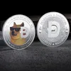 Arts and Crafts Dogecoin color relieve tridimensional moneda conmemorativa