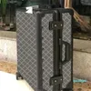 2023-Suitcases Case Men Men Women Texture Draw Bar Savoy Tround Purse Rod Luggages