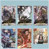 Figuras dos desenhos animados 2022 Demon Slayer Cards Box Hobby Collection Tcg Playing Game Rare Card Kimetsu No Yaiba For Children Gift Toy Drop Dh8L5