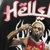 Erkek Tişörtleri Gerçek Fotoğraf Hellstar T-Shirt Amerikan Hip Hop Vintage Portre Baskı Kısa Kol Hellstar T Shirt Yüksek Kalite Çift Tee Tee T230712