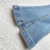 Jeans 2023 Sommar Barn tjejer utsvängda för vårens mode Lösa jeansbyxor 1 8 år Barn Baby girl Casual Byxor Gratis Bälte 230711