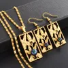 펜던트 목걸이 Anniyo Hawaiian Blossom Jewelry Set Black Pearl Necklace Earrings Leams Marshallese Guam Micronesia Chuuk Pohnpei Flower #233606 230711