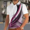 Herren-T-Shirts, Sommer-Poloshirt, farbcodiert, kurzärmelig, Netzstoff, atmungsaktiv, Business-Revers-Tops, T-Shirt, modisches gestreiftes T-Shirt für Jungen 230711