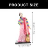 Presentpappersfigur koreansk Hanbok Hantverksdekoration Figur Skrivbordsskiva Stil Hantverk Bordsskiva Traditionell