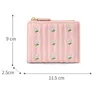 Luxury Flower Short Women Wallet Many Department Ladies Cute Small Clutch Ladies Money Coin Card Holders Purse Female Wallets L230704