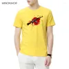 T-shirts pour hommes Union soviétique Gun Rifle Chemise imprimée Hommes Cadeaux d'anniversaire drôles pour papa père mari T-shirt surdimensionné Tee Tops