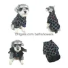 Dog Apparel Fashion One Supplies Clothe Winter Warm Pet Sweater Manufacturer Fl Letter Embroidery Schnauzer Sweaters Classic Soft Dr Dhtcn