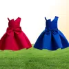 2020 New Arrival Girls Dresses Children One Shoulder Wedding Party Dresses with Big Bow Kids Ball Gown Vestido3275395