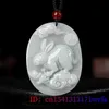 Pendentif Colliers Birman Jade Lapin Pendentif Bijoux Colliers Réel Amulette Accessoires Pierres Précieuses Collier Blanc Naturel Charmes Vintage Jadéite HKD230712