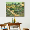 Impressionista su tela Giardino con fiori 1888 Vincent Van Gogh Dipinto a mano Riproduzione a olio Modern Hotel Room Decor