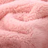 Pyjamas d'hiver peignoirs de bain pour grands enfants mode enfants filles couleur unie flanelle chaud vêtements de nuit garçons Homewear famille correspondant 230711