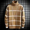 Men's Sweaters 2023 New Spring Men's Knitted Plain Sweater Classic Harajuku Retro Pullout Hip Hop Fashion Knitted Sweater Men's Z06 Z230712
