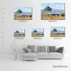 Canvas Wall Art View Antibes от плато Нотр-Дам Клод Моне рисовать масляные произведения ручной работы современный декор студии