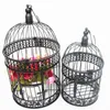 Gaiolas para pássaros Modernas Gaiolas de Metal Ferro Forjado Europeu Decoração de Casamento Enfeites de Flores Pote Suculento 230711