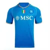 23 24 SSC Napoli Soccer Jerseys Lozano Osimhen Kvaratskhelia Limited Edition Football Shirt Maglia di Lorenzo Maradona 2023 24 Maillots de Foot Men Kids Kits