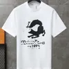 落書きルーズ Tシャツキツネプリント半袖ファッションカジュアル半袖ビッグメンズ Tシャツハイストリートパーソナライズされたアメリカン Tシャツ