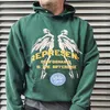 Herren-Kapuzenpullover, Sweatshirts, Vintage Spirit Hoodie, Engelsschaum-Druck, High-Street-Baumwolle, Oversize-Qualität, lockerer Frottee-Kapuzenpullover für Herren und Damen 230711