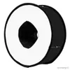 Blixtspridare Ring Softbox Speedlight 45cm Rund stil Blixtljus Shoot Soft Box Vikbar mjuk blixtljusspridare kameror för DSLR-kamera R230712