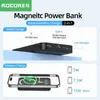 Rocoren Magnetic Power Bank 10000MAH 20W Беспроводное зарядное устройство 5000MAH MINI PowerBank для iPhone 14 13 12 Переносная внешняя батарея L230712