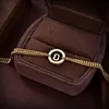 Set di gioielli firmati Catene da donna Bracciale Collana con ciondolo in oro Set di gioielli classici di lusso B Collane Girocolli Braccialetti con ciondoli 237072C