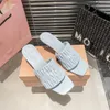 High Heel Sandal Slippers Leather Top Indoor and Outdoor Beach Shoes 2023 new fashion summer shoes Lady Casual kitten heel size 35-45 letter printed slippers