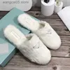 Chinelos senhoras lã pele de carneiro pele de inverno uma peça lã de cordeiro quente moda resistente ao desgaste borracha plana vermelho branco preto marrom sapatos nude t230712