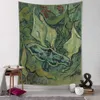 Tapestries Garden Path Tapestry Wall Hanging Van Gogh Oil Painting Abstract Mystic Witchcraft Living Room Bedroom Decor