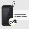 80000mAh Solar Power Bank Batteria esterna portatile impermeabile con SOS LED Light Travel Powerbank per Xiaomi Iphone Samsung L230712