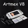 Permanente make-up Tattoo Machine Digital Artmex V8 Eye Brow Lip Rotary Pen MTS-systeem Dermapen Microneedling Huidverzorging PMU Pigmentatiekit Salongebruik