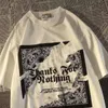 Hommes TShirts Coton personnalité Simplicité Imprimé Graphique T-shirt Mode Été Harajuku Hommes et Femmes Rétro streetwear Surdimensionné 230712