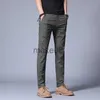 Men's Pants ICPANS Summer Thin Casual Pants Men Pockets with Zipper Black Slim Fit Skinny Mens Trousers Office J230714