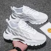 Men Breathable Mesh Sneakers Casual Running Shoes White Black Red Fashion Youth Sports Trainers Size 39-44