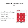 Maquiagem Permanente Skin Spirit Master Tattoo Transfer Paper Carbon Thermal Stencil Tattoo Paper Copy Paper Tracing For Tattoo Supplies 230711