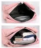 lu Women Gym Bag Casual Large Shoulder Bag Roomy Nylon Duffel Bag hopping Bags Waterproof With Shoe Compartment ll714