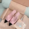 Tacones altos de diseñador tacones de diseñador rosa azul charol cuero stiletto punta puntiaguda zapatos de boda negros fiesta