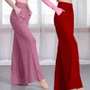 Pantaloni da donna Donna Danza Abiti da allenamento classici Eleganti gambe larghe Tubo dritto Allentato Corpo moderno Stile cinese