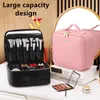 Astucci per cosmetici Astucci per trucchi Smart LED con luci a specchio Astuccio cosmetico professionale di grande capacità per le donne Organizzatori di viaggi Beauty Kit Storage 230711