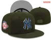 2023 Men's Baseball Fitted Hats Classic Black Color Hip Hop NEW YORK Sport Full Closed LA NY Design Caps Chapeau 05 Stitch Heart " Series" " Love Hustle A3