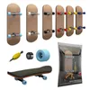 Jogos inovadores 1 pçs skate de dedo brinquedo de madeira profissional stents conjunto de skate de dedo novidade brinquedo de natal para crianças presente 230712