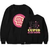 Erkek Hoodies Elli Merch Cupid Kpop Günlük Kış Kadınlar Erkek Erkekler Günlük Hiphop Uzun Kollu Üst Gömlek Kıyafetleri Sokak Giyim