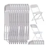 Other Festive Party Supplies Set Of4 Plastic Folding Chairs Wedding Event Chair Commercial White For Home Garden Use Drop Delivery Dhbne